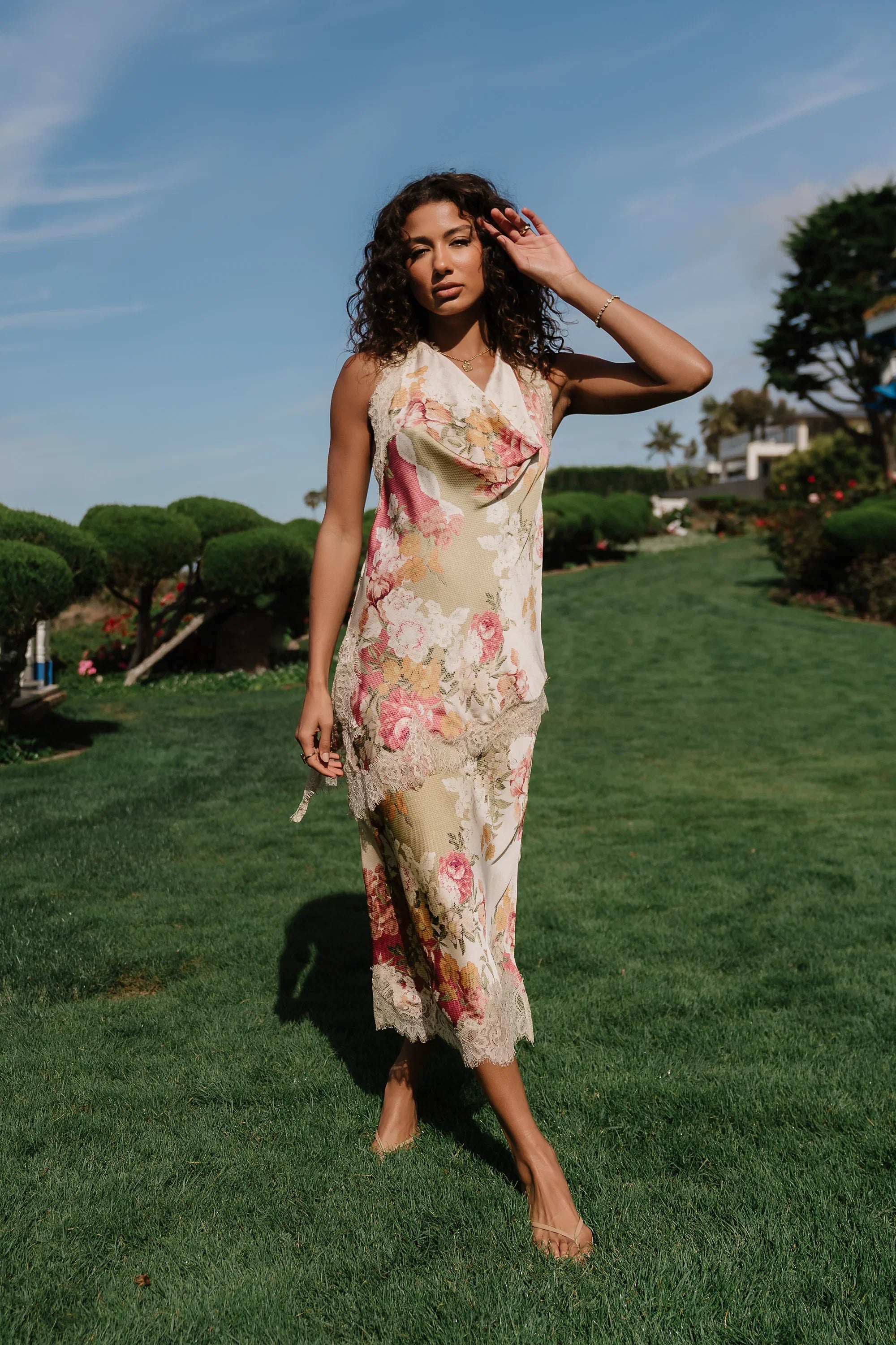 Victoria Floral Maxi Skirt