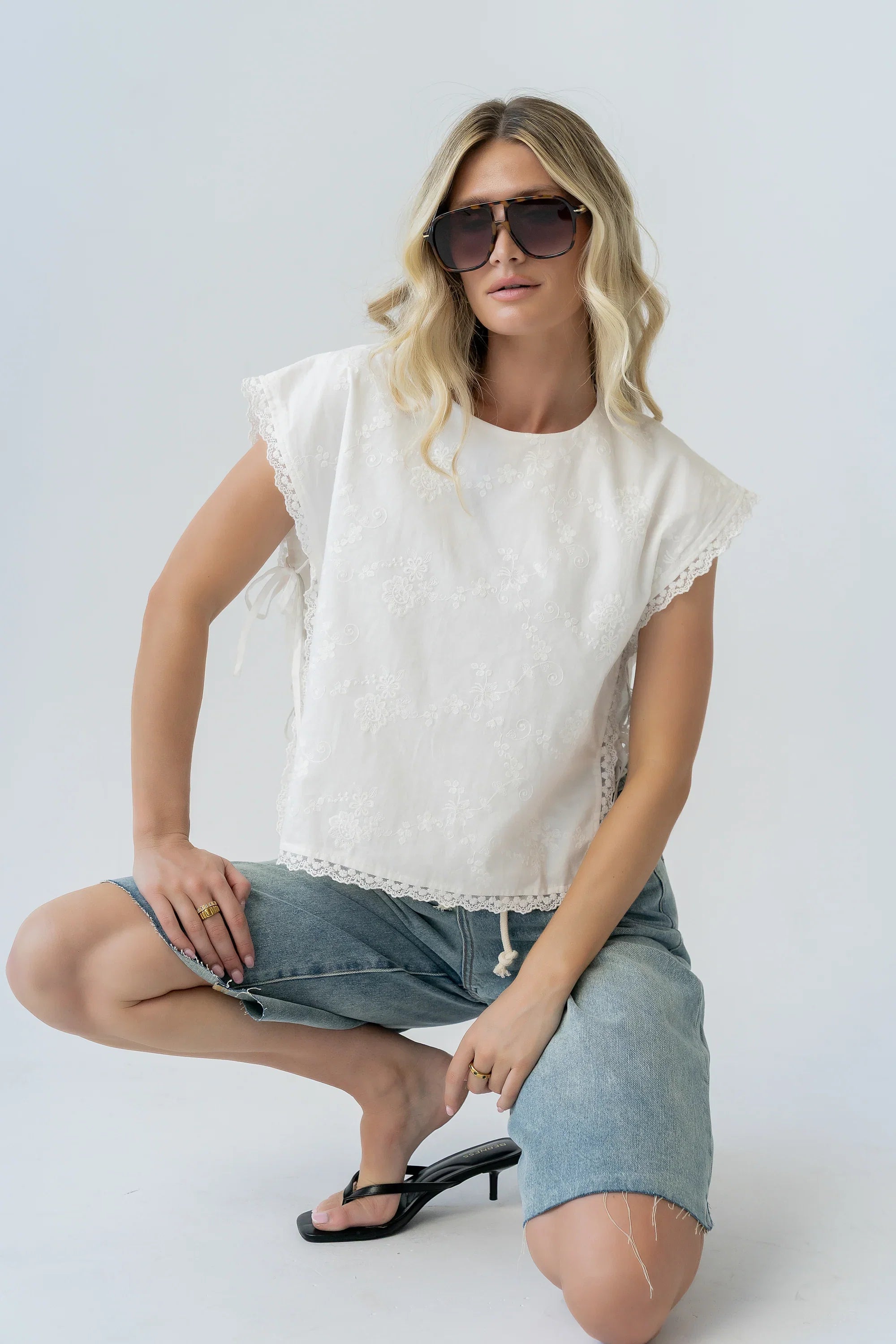 Cassidy Embroidered Top
