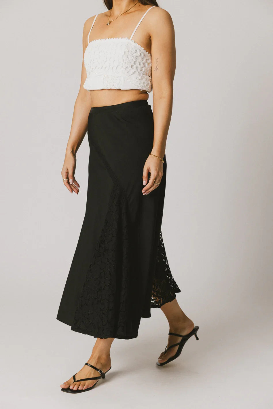 Samantha Maxi Skirt in Black FINAL SALE