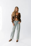 Minnie Knit Cardigan in Brown FINAL SALE