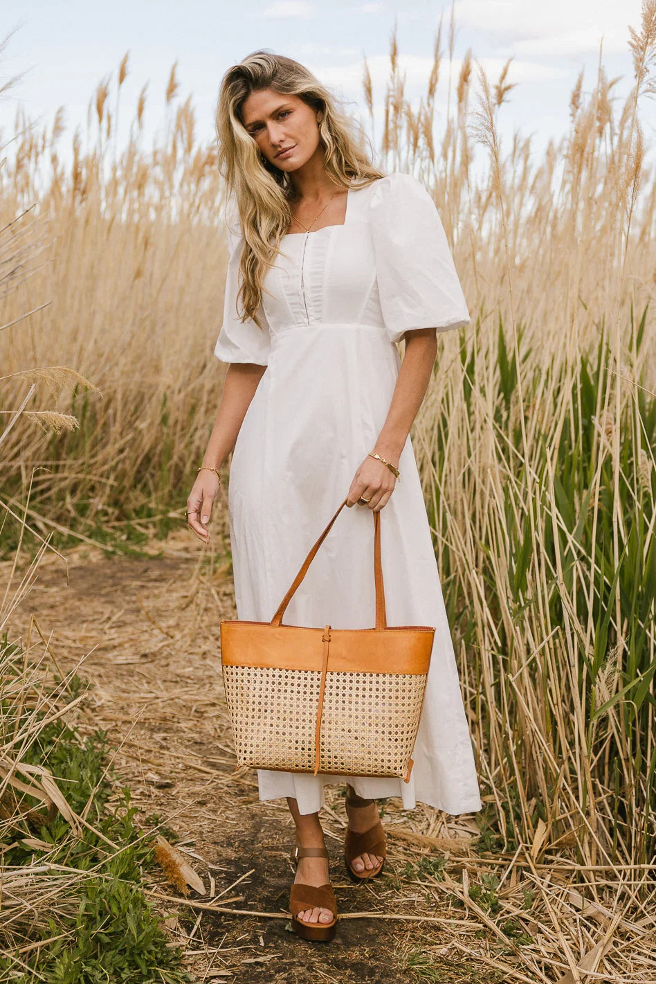 Cassia Corset Dress in Ivory FINAL SALE