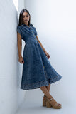 Annie Denim Midi Dress