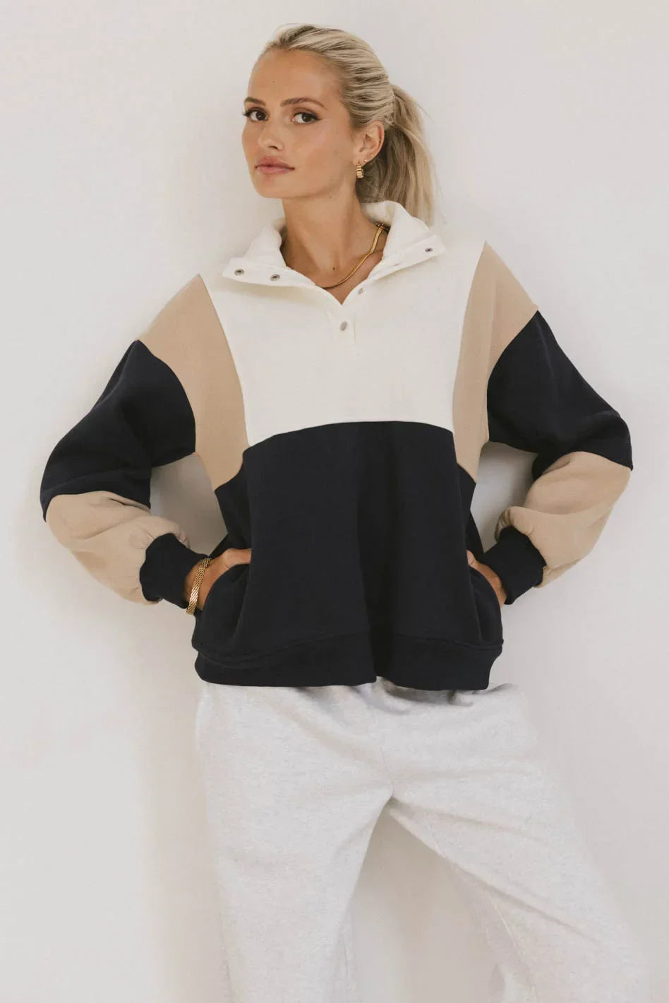 Marcus Quarter Snap Sweatshirt FINAL SALE