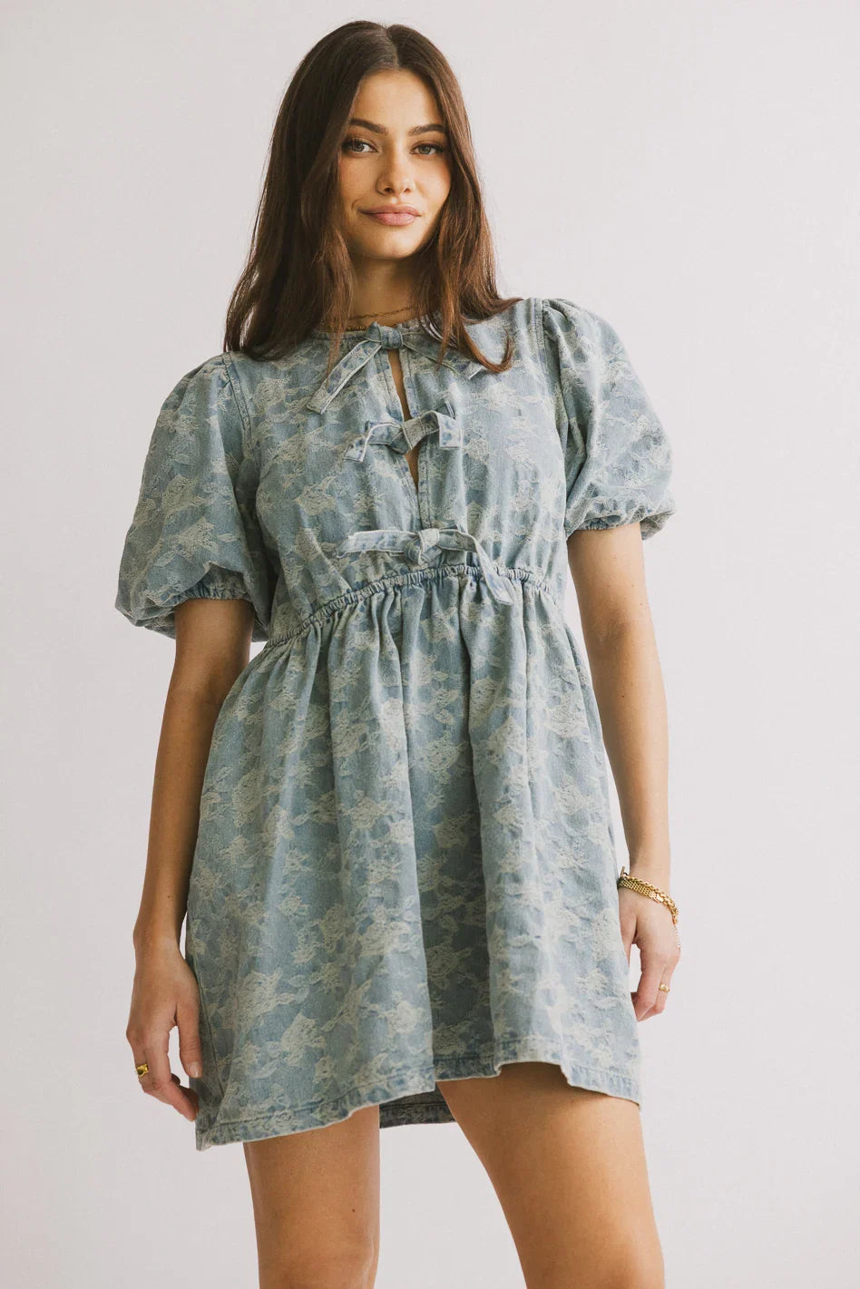 Pony Denim Mini Dress FINAL SALE