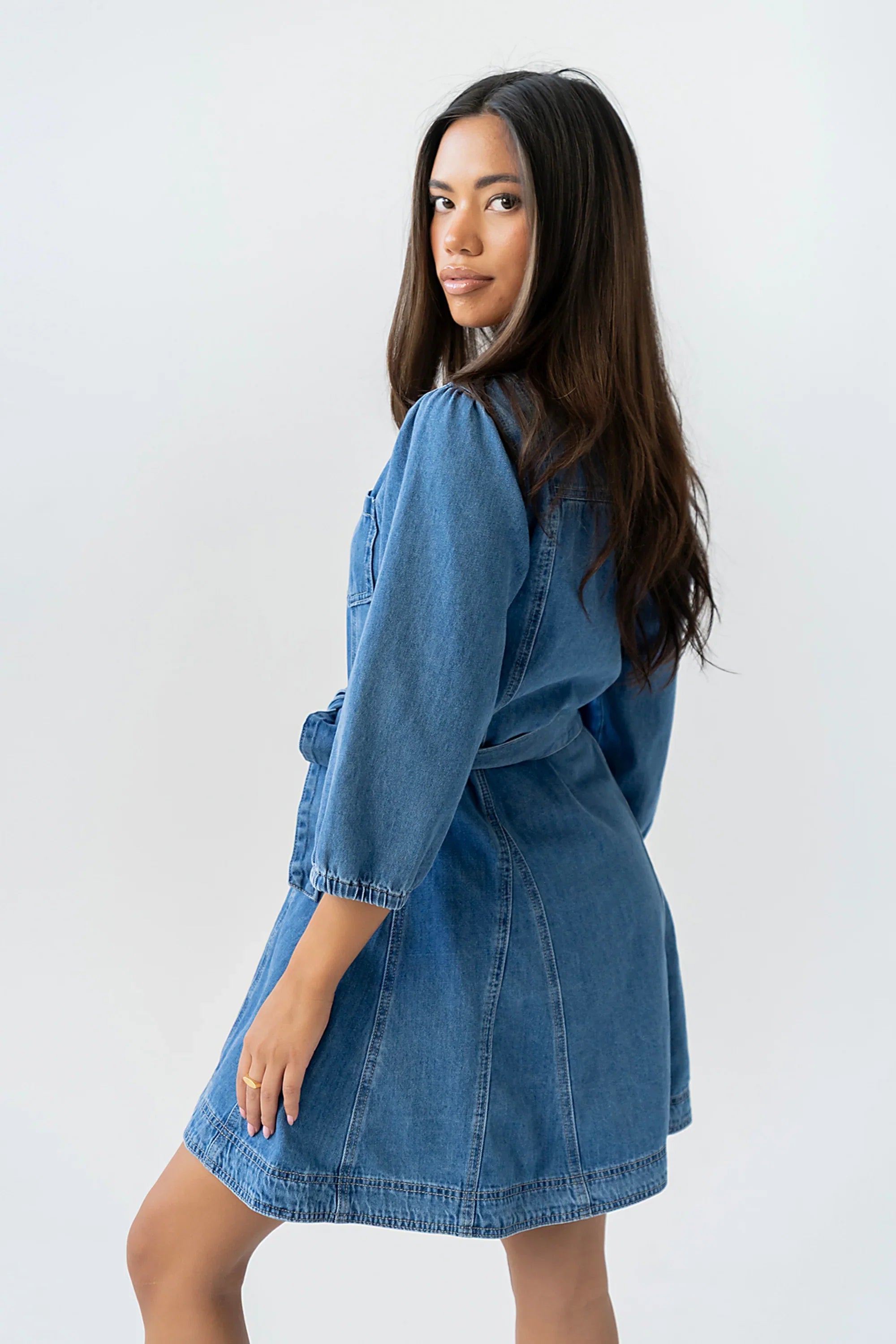 Carter Denim Mini Dress