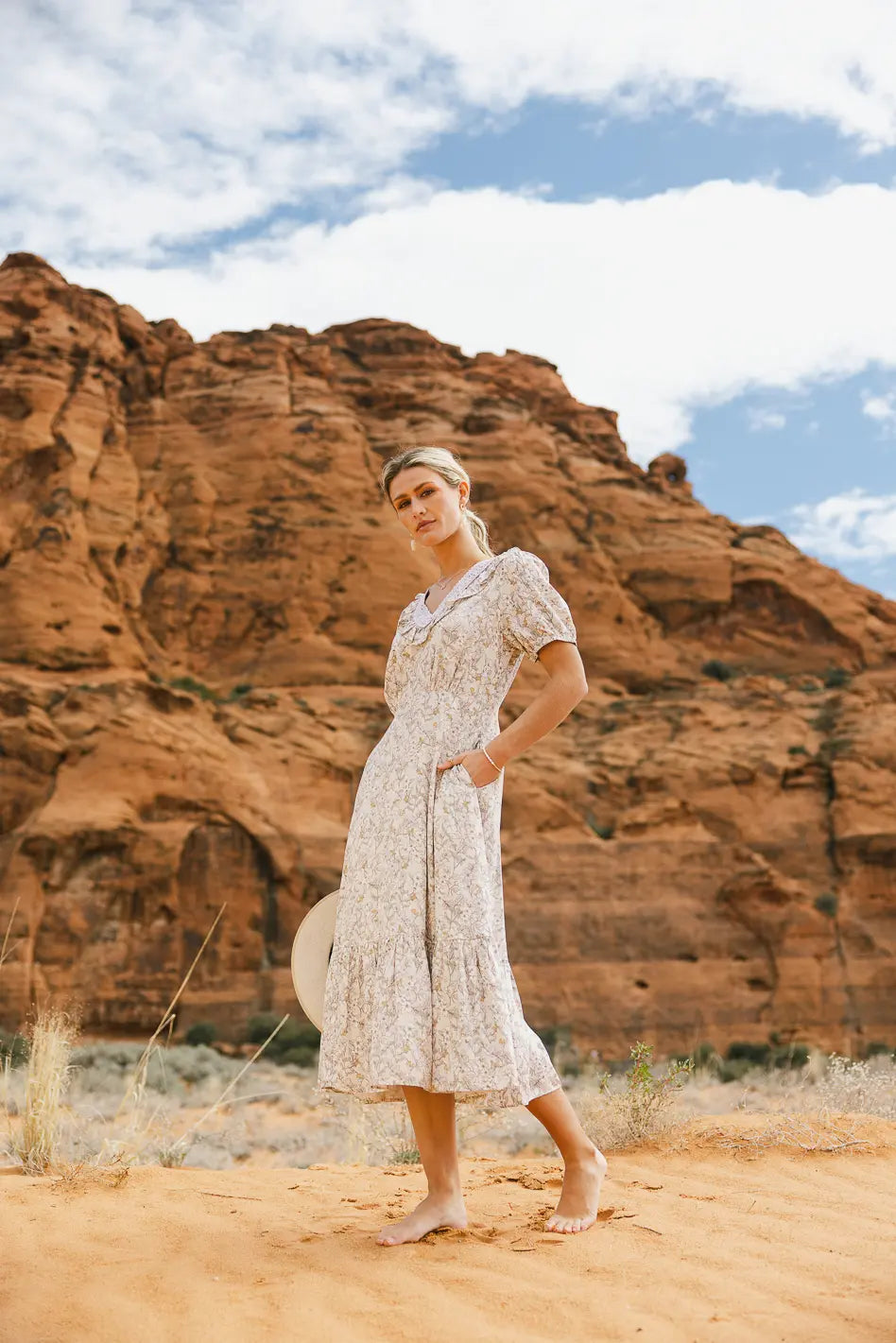 Paizley Printed Midi Dress FINAL SALE