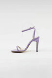 Outdoor Peep Toe Stiletto Heel Shoes With Buckle Ankle Strap