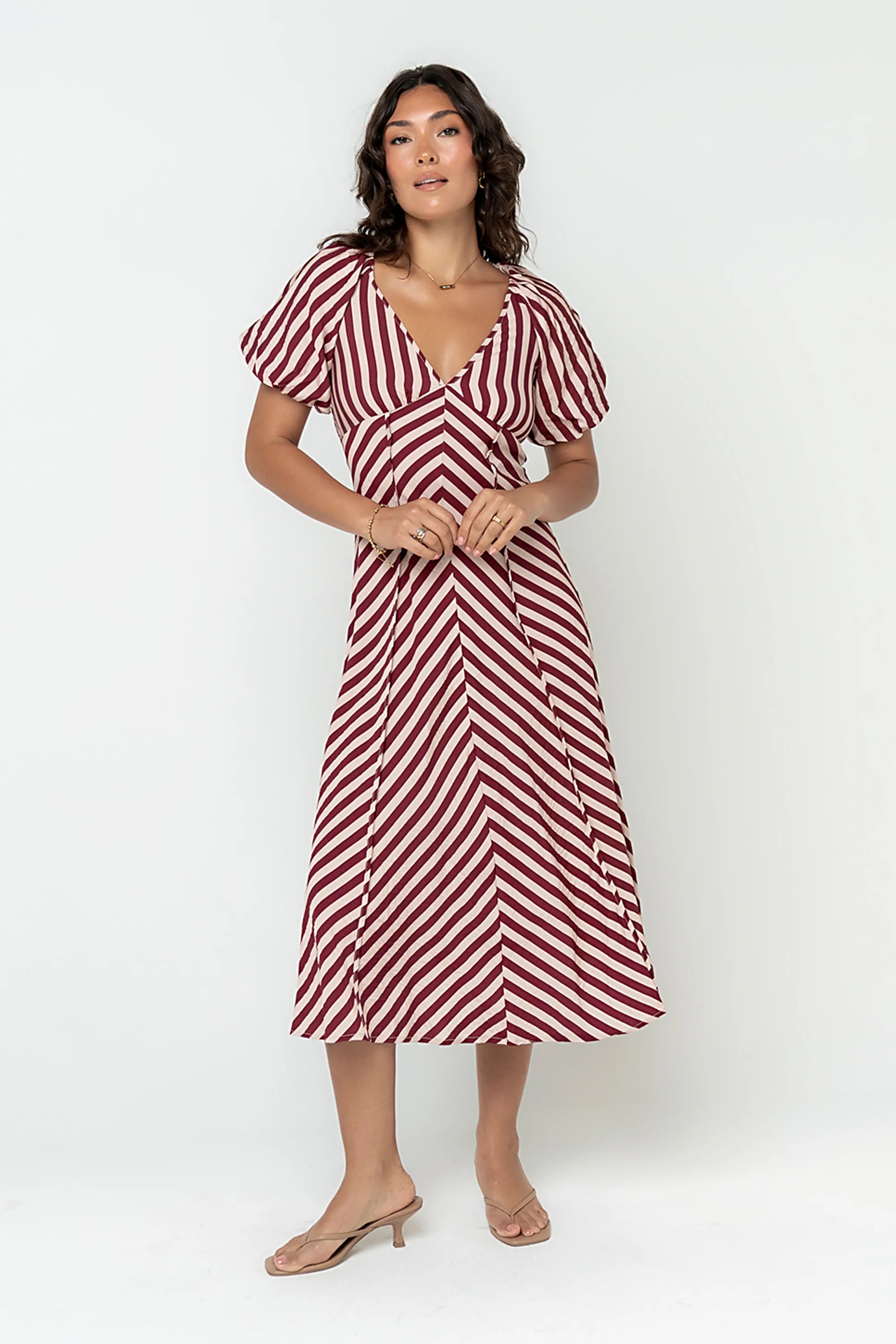 Lindsay Striped Maxi Dress