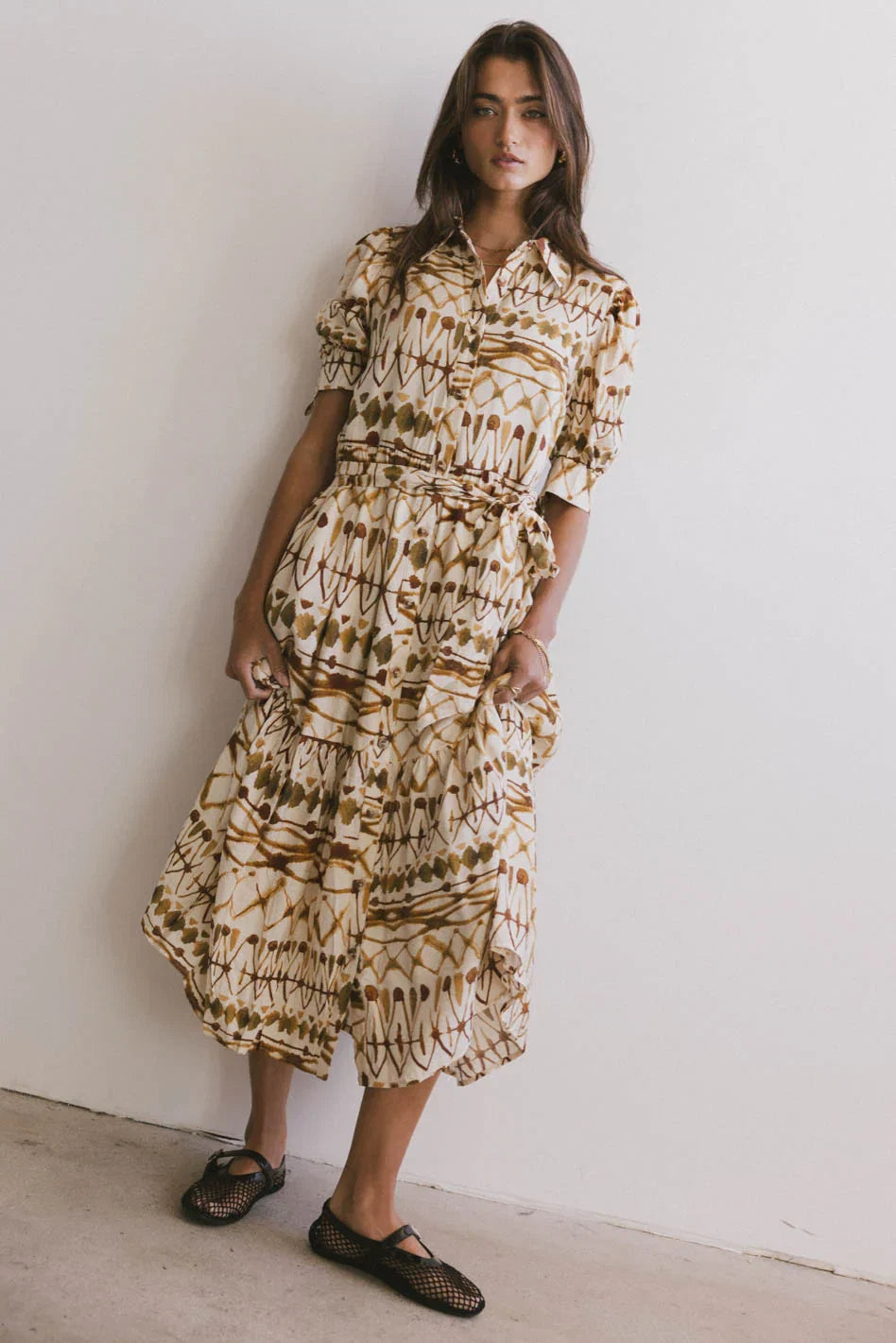 Tamara Abstract Midi Dress FINAL SALE