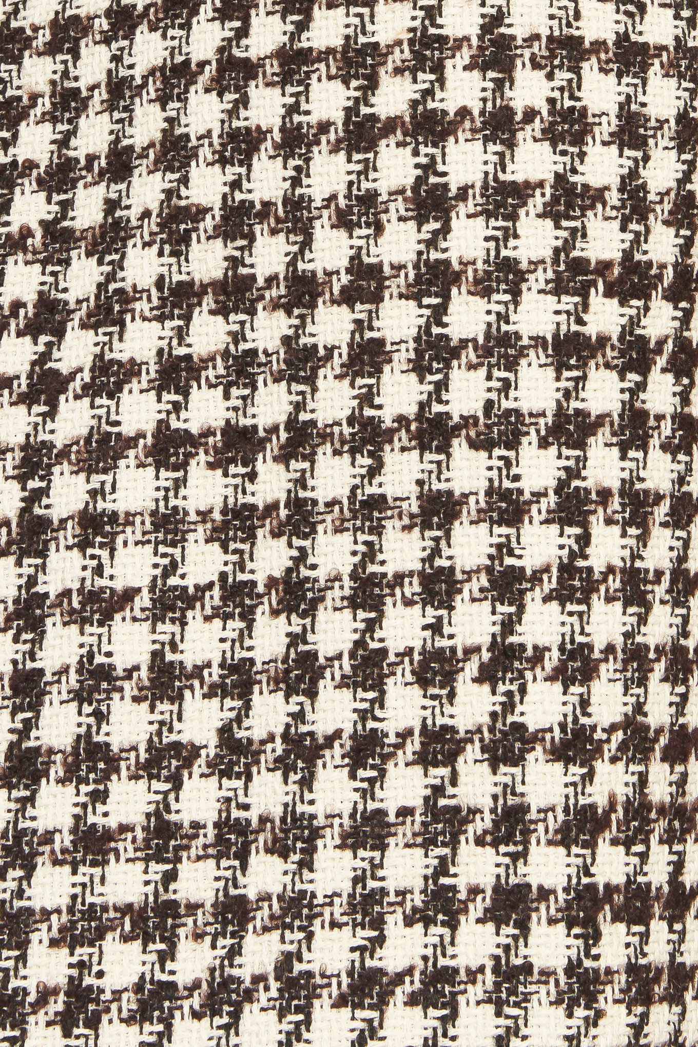 ELEGANT CHECK BROWN TWEED MINI DRESS FINAL SALE