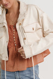 Cooper Cropped Denim Jacket FINAL SALE