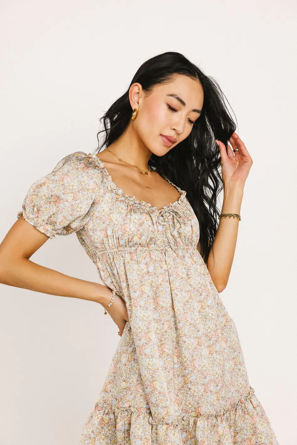 Averie Floral Babydoll Dress FINAL SALE