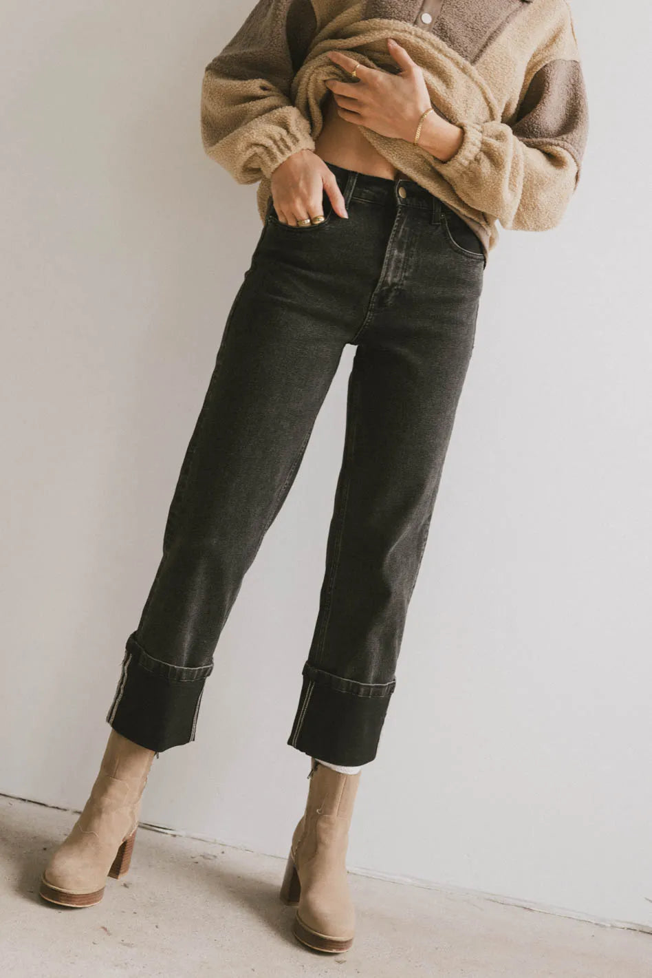 Alcott Cuffed Straight Leg Jeans FINAL SALE