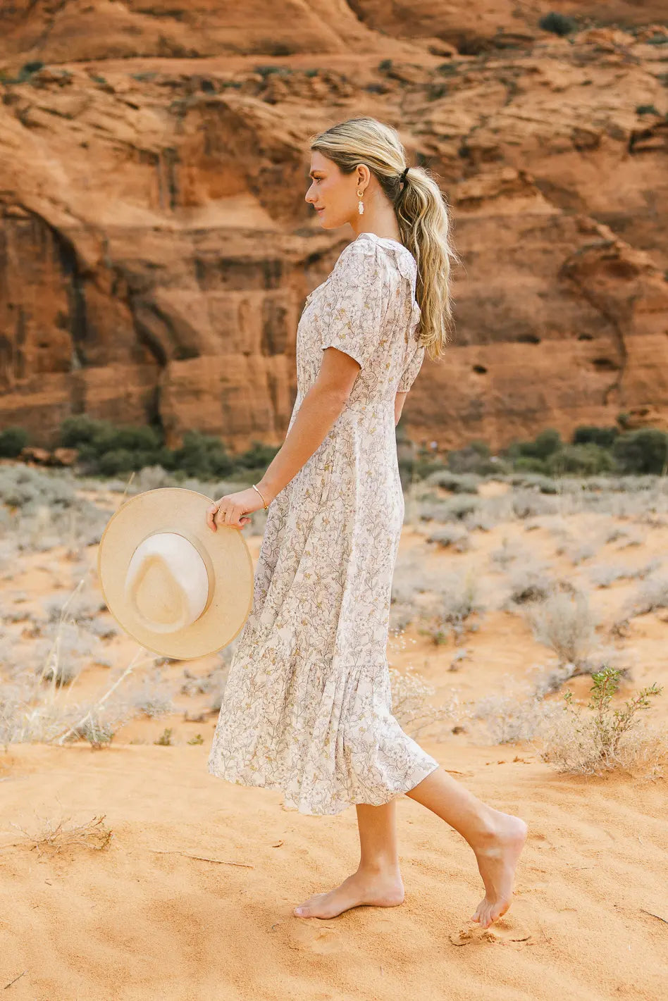 Paizley Printed Midi Dress FINAL SALE
