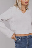 Serena Knit Sweater in Grey FINAL SALE