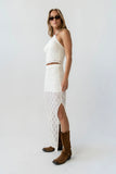 Briana Sheer Maxi Skirt