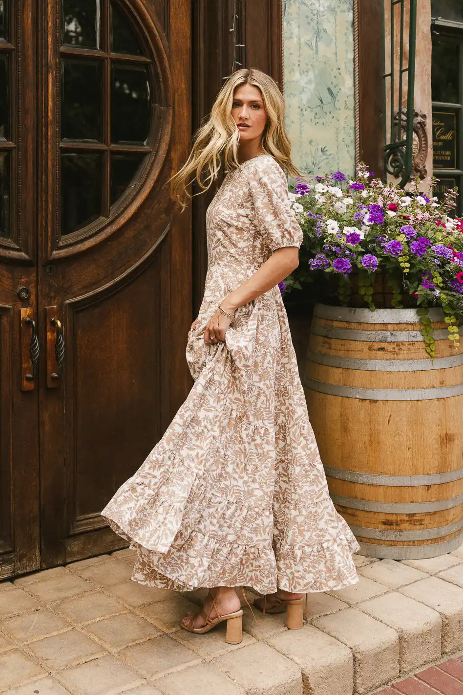 Oaklee Foliate Maxi Dress FINAL SALE