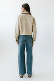 Jane Suede Cropped Trench Coat FINAL SALE