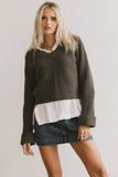 Serena Knit Sweater in Olive FINAL SALE