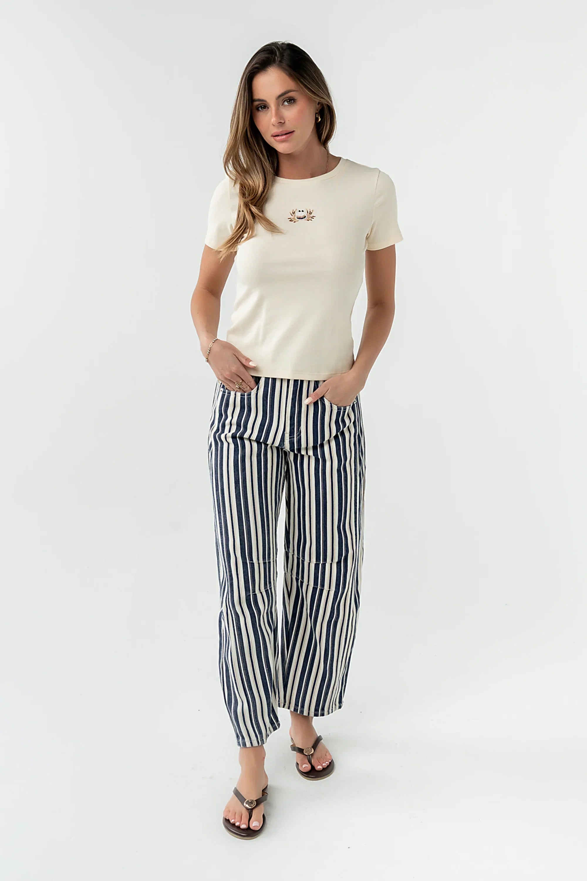 Lisette Barrel Jeans in Multi
