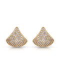 Pavé Encrusted Huggie Hoops