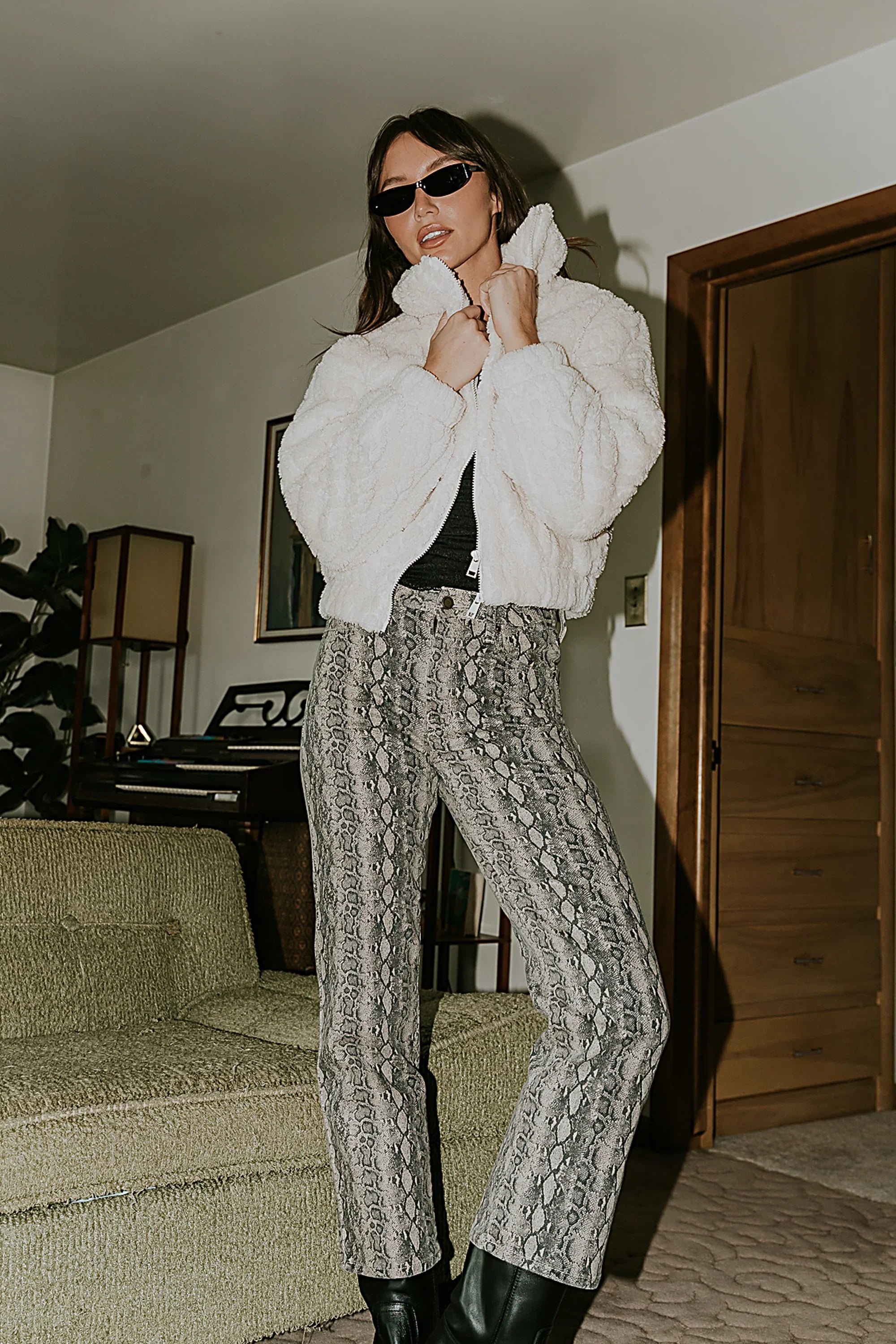 Minnie Sherpa Bomber Jacket FINAL SALE