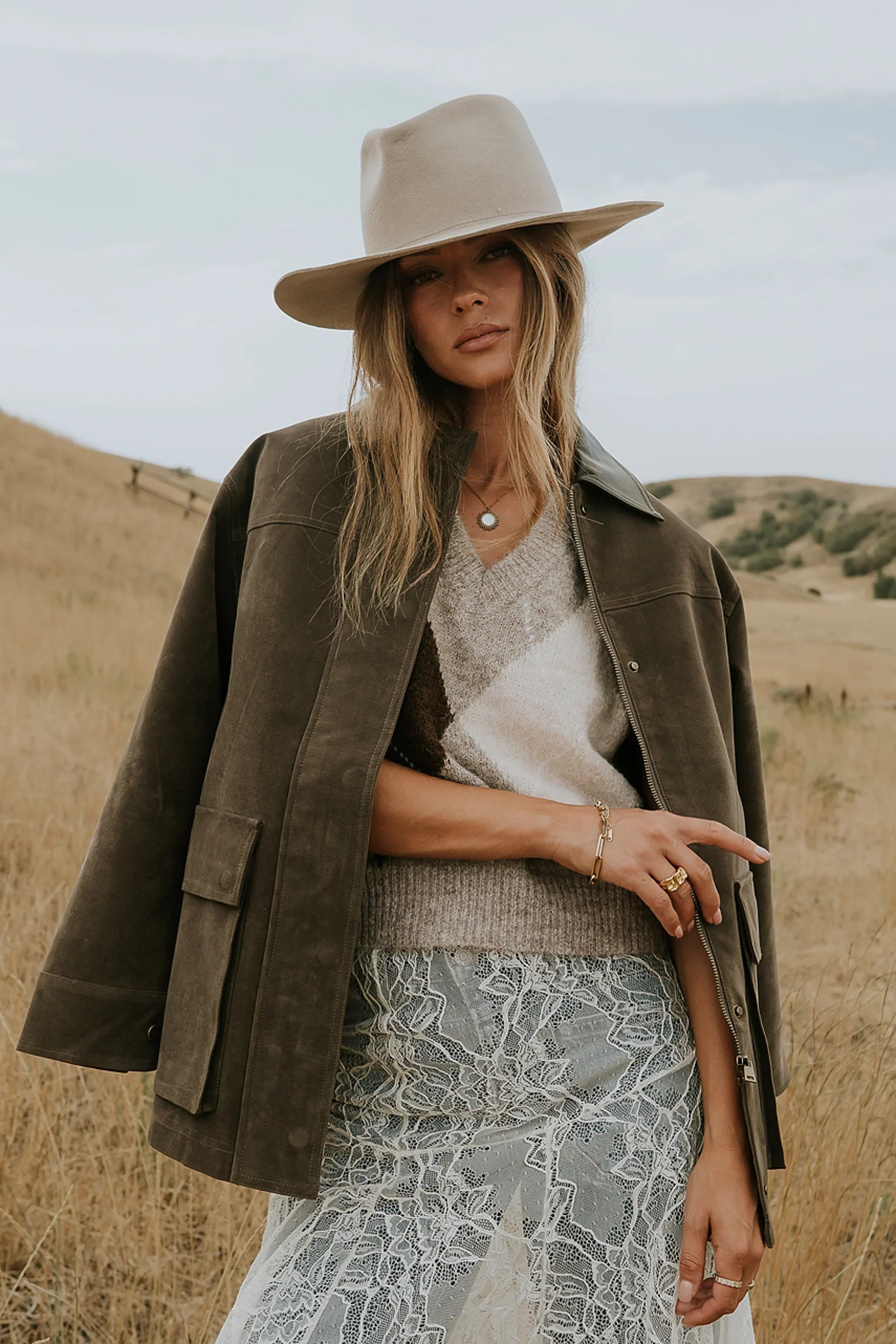 Carly Vegan Leather Jacket in Dark Olive FINAL SALE
