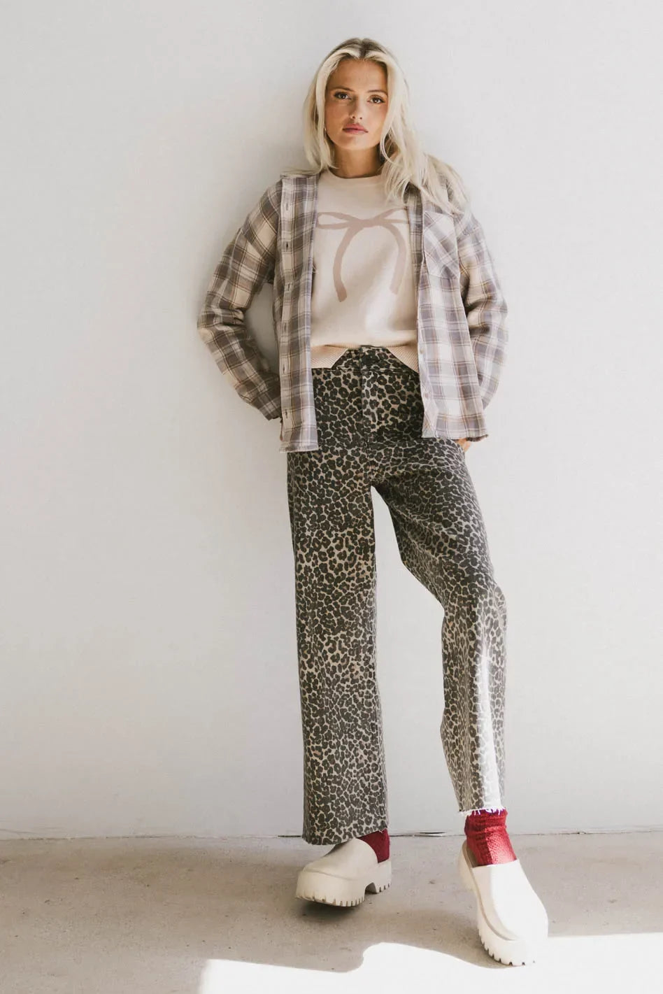 Franky Plaid Flannel Button Up FINAL SALE
