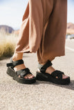 Seychelles Serenade Platform Sandals in Black FINAL SALE