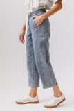 Khai Cropped Pants in Denim FINAL SALE