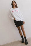 Pretty Bows Crewneck in Cream FINAL SALE