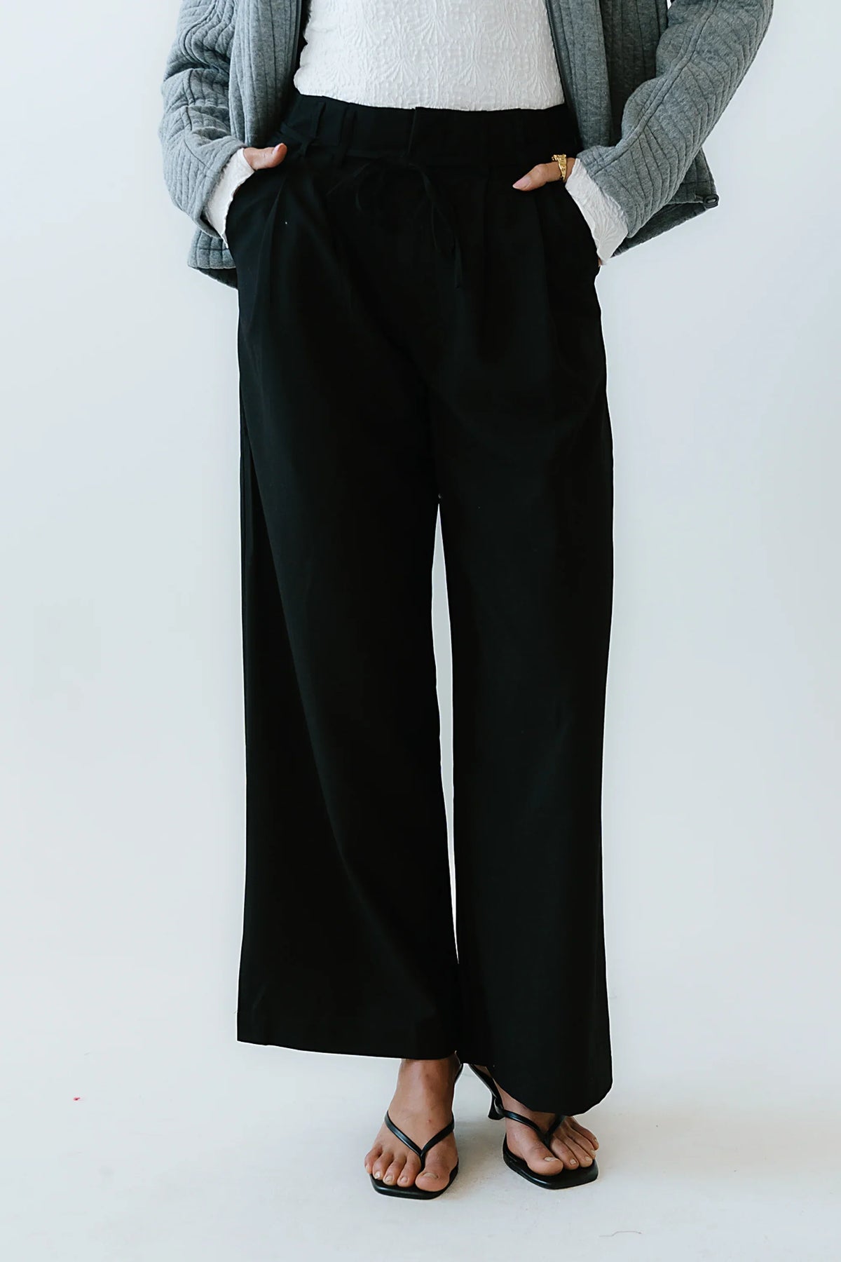 Mandy Pleated Wide Leg Pants