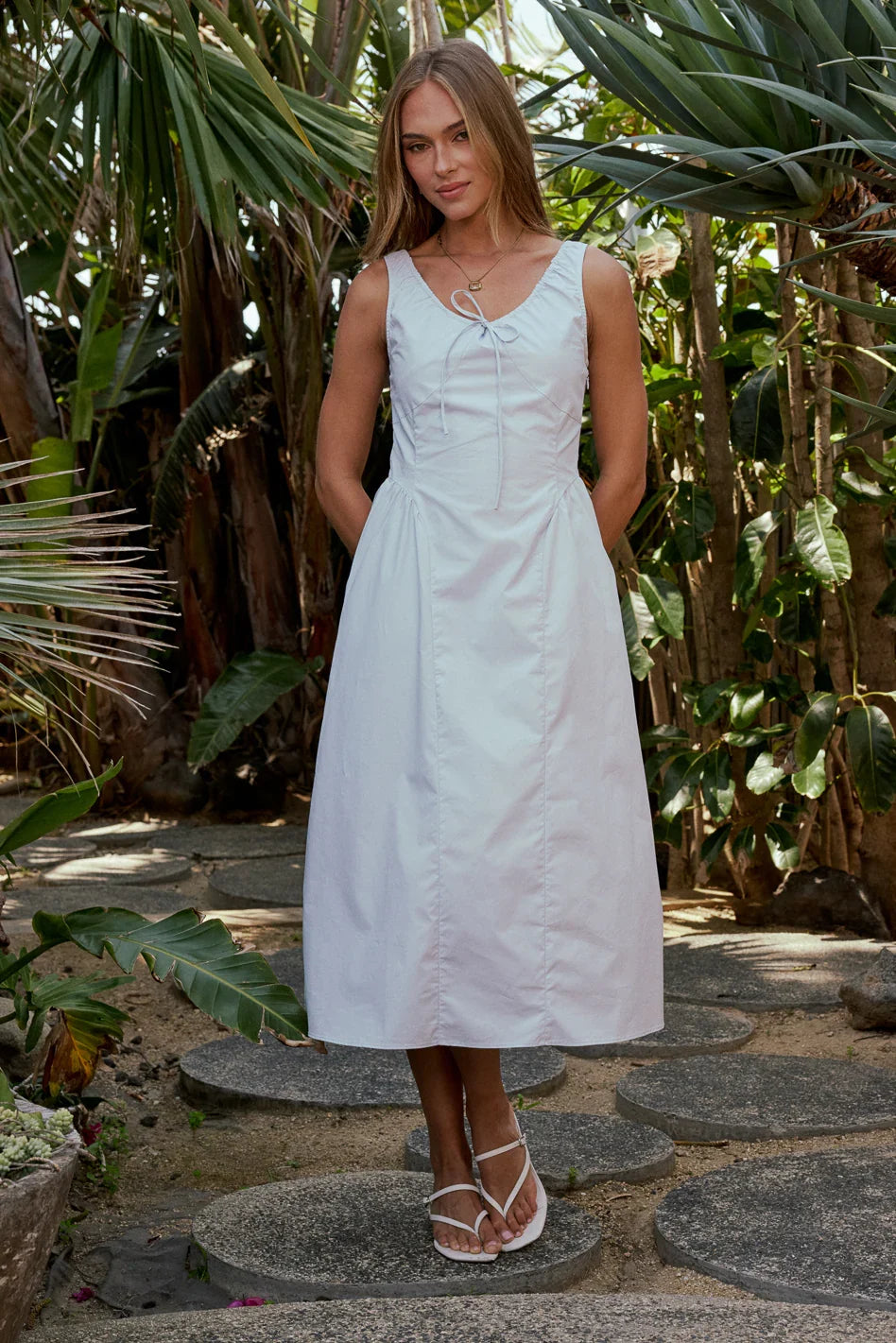 Maya Maxi Dress in Blue FINAL SALE