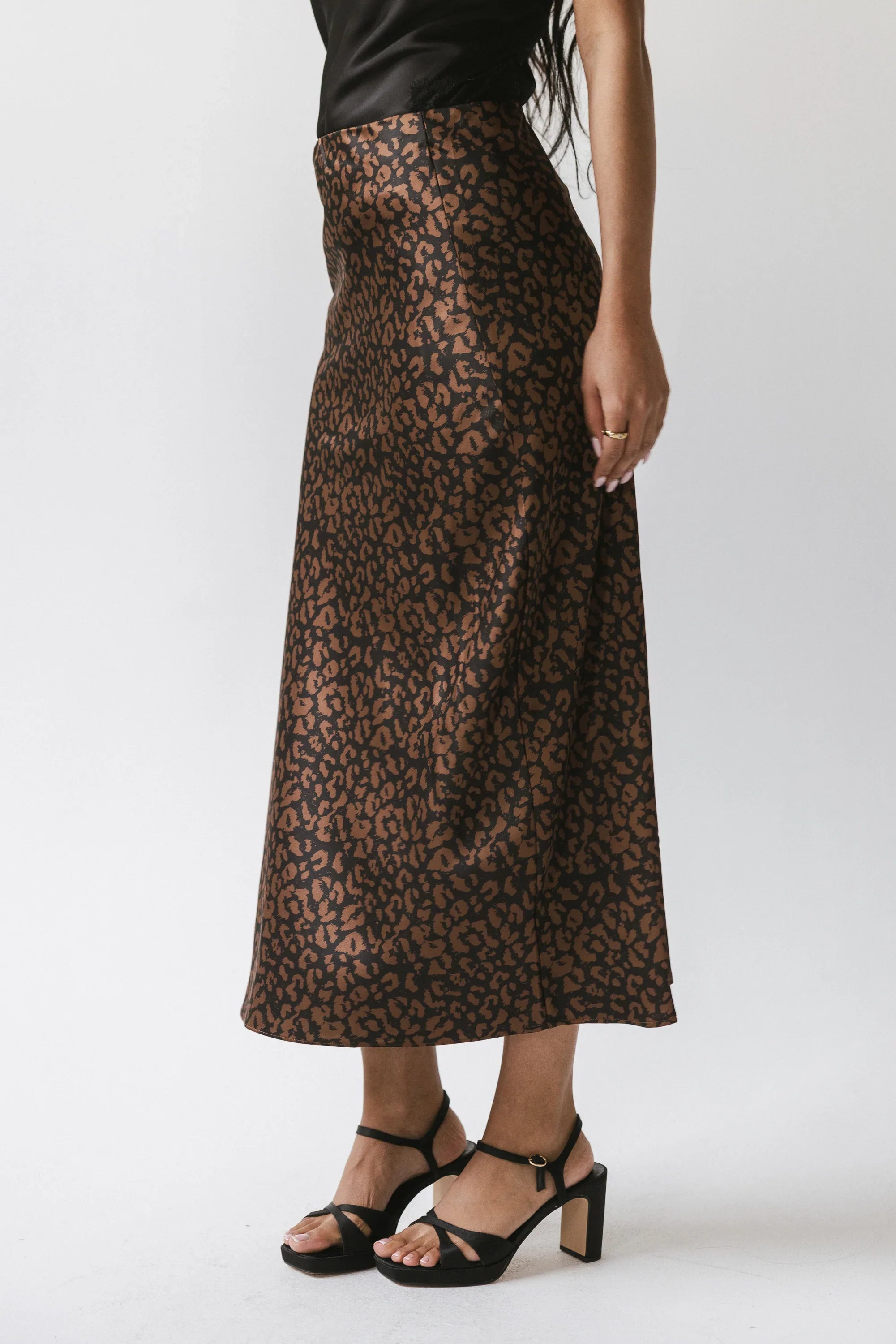 Camille Leopard Maxi Skirt FINAL SALE