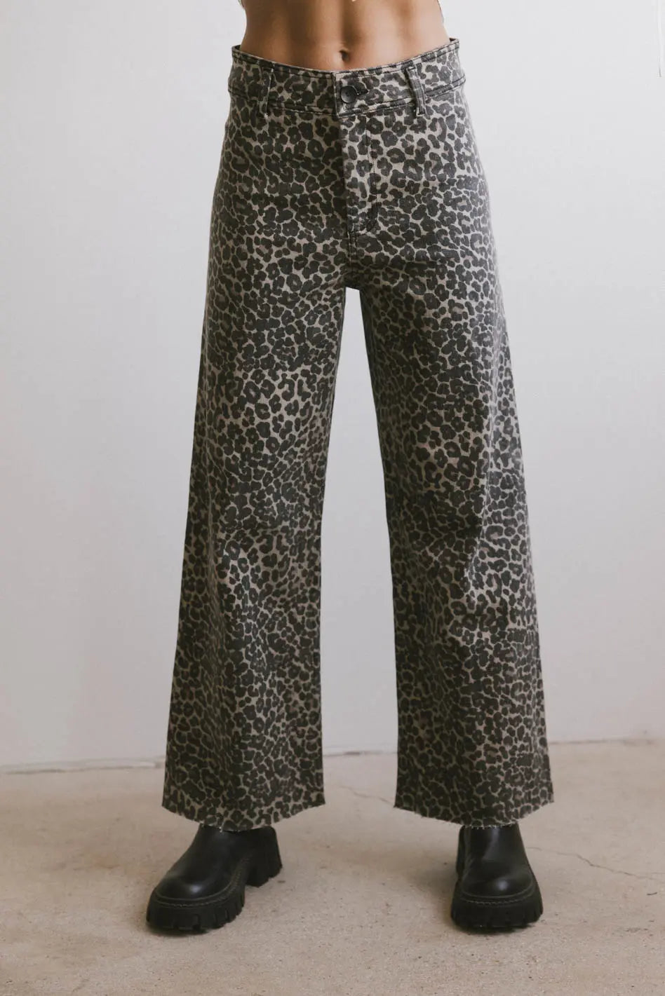 Kortnee Leopard Print Jeans FINAL SALE