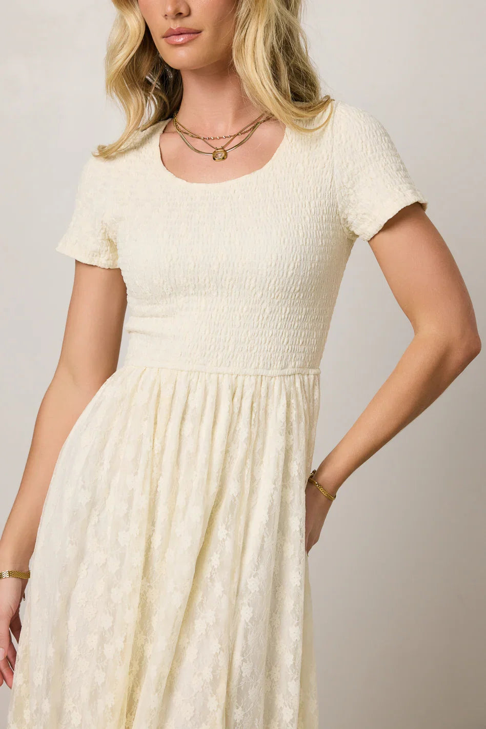 Briarrose Smocked Midi Dress FINAL SALE