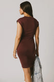 Lauren Tee Shirt Mini Dress in Berry FINAL SALE