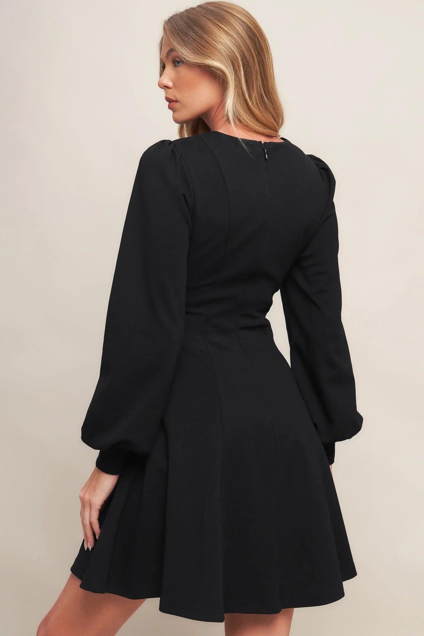 BLACK SWAN HEAVY KNIT MINI DRESS FINAL SALE