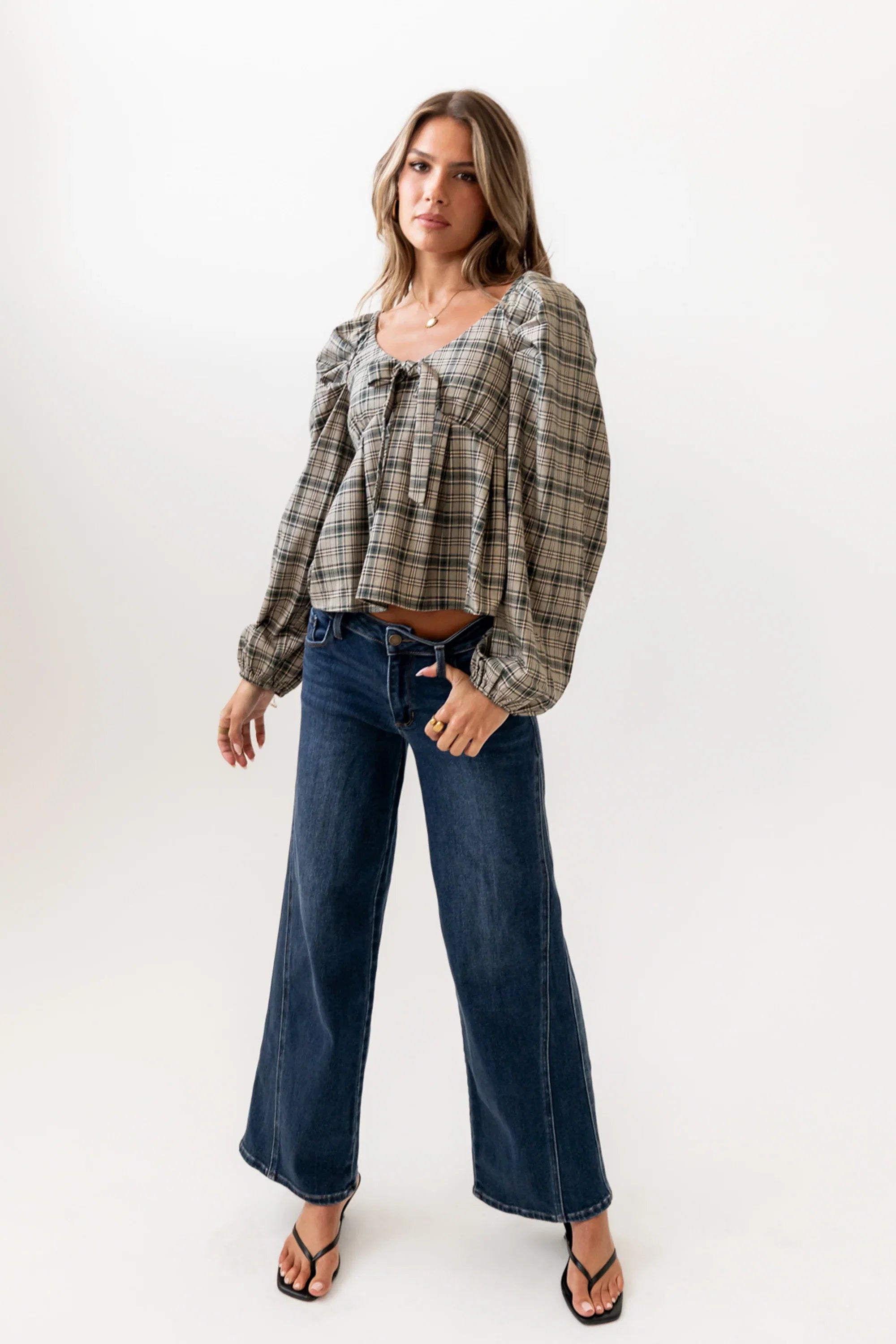 Smith Plaid Blouse FINAL SALE
