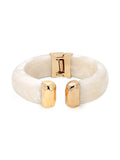 Carved Relic Resin Cuff Bracelet
