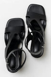 Felipa Block Heels in Black