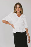 Nika Lace Ruffle Blouse FINAL SALE