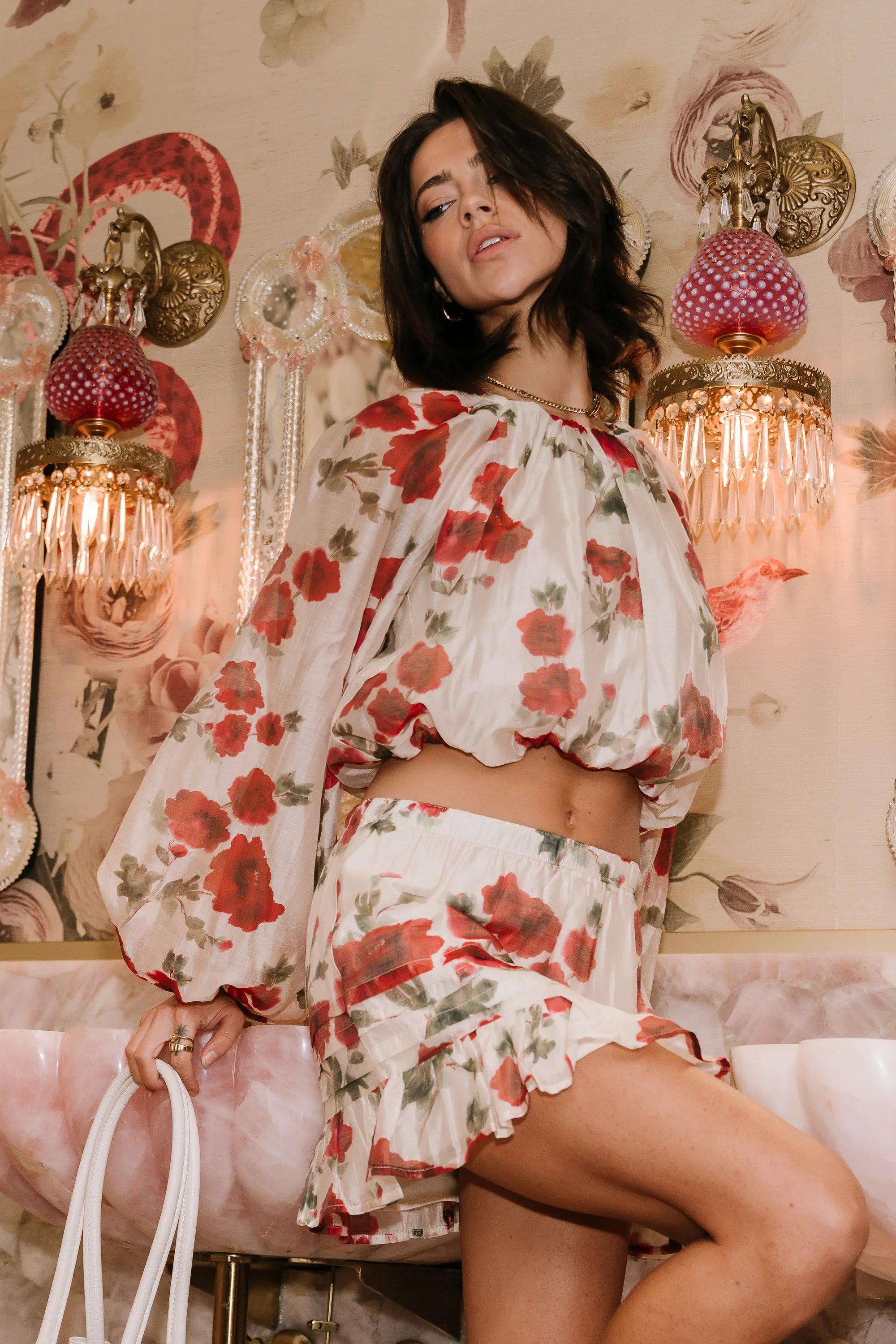 Posie Floral Bubble Top