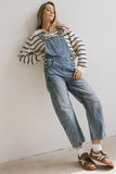 Tansy Denim Overalls in Medium Wash FINAL SALE