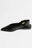 Steve Madden Shay Slingback Flats in Black