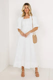 Cassia Corset Dress in Ivory FINAL SALE