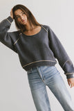 Lina Contrast Sweater FINAL SALE
