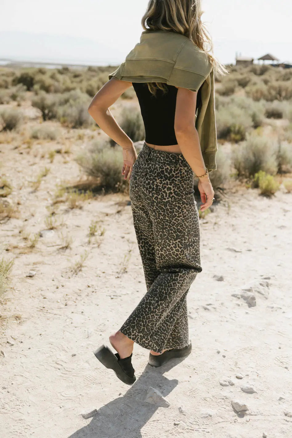 Kortnee Leopard Print Jeans FINAL SALE