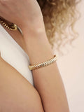 Metal Moderna Bangle Bracelet