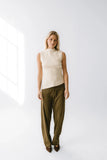 Lander Wide Leg Pants in Olive